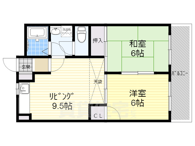 上新庄ハイムの間取り