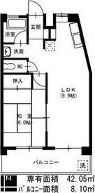 名古屋市西区浄心のマンションの間取り