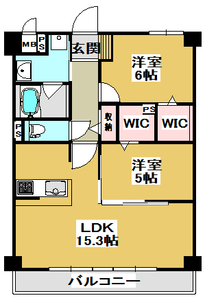 ROYAL西山の間取り