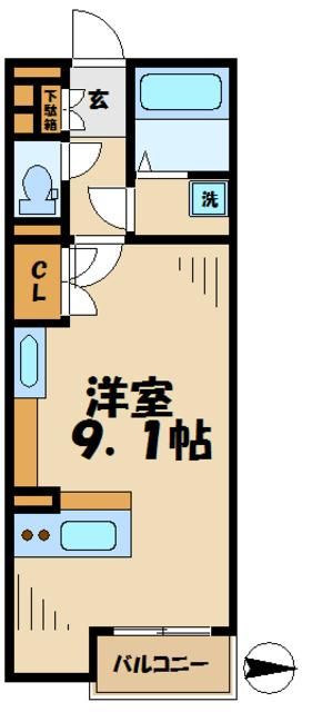 ミランダサンシャインＭＩの間取り