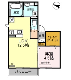 セジュールU南館の間取り