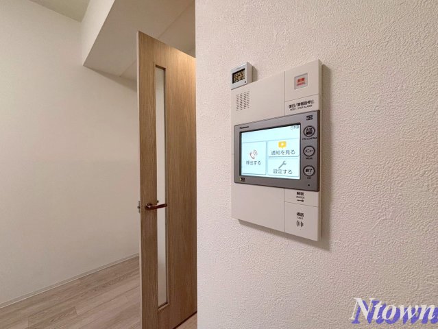 セキュリティ　モニター付きインターフォンです