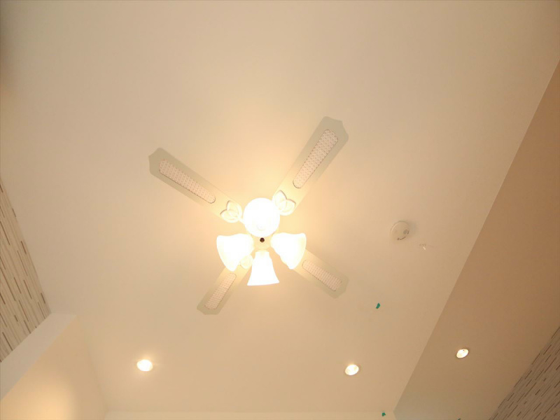その他　シーリングファンライト付き