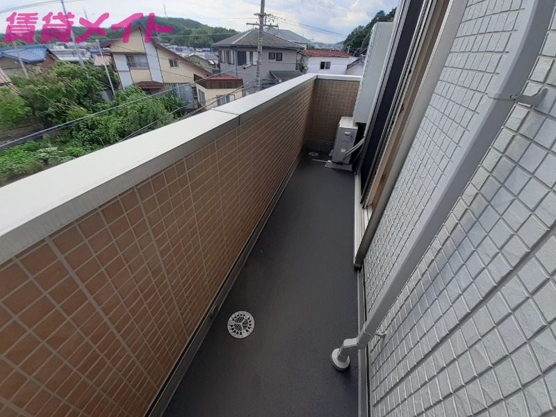 バルコニー　同物件別部屋のお写真です。