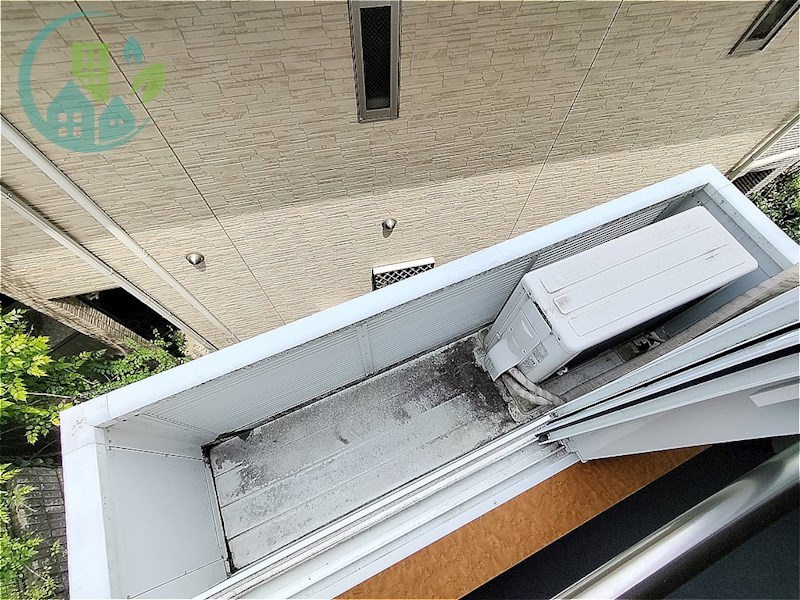 バルコニー　レオパレス高羽（家具・家電付、仲介手数料不要）