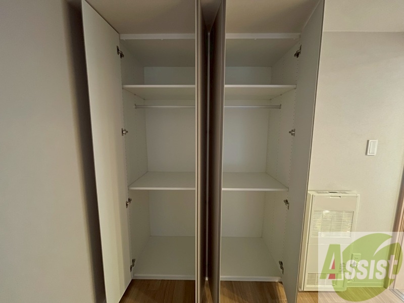 収納　収納もバッチリあるのでお部屋が片付きますよ！