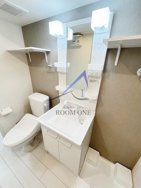 洗面設備　洗面台です。