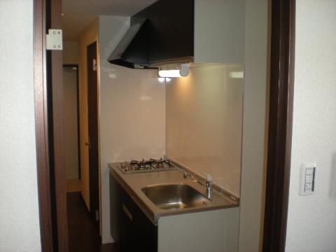 キッチン　２口ガスコンロ付