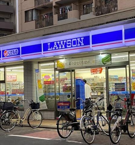 コンビニ　ローソン蒲田駅東店（コンビニ）まで233m