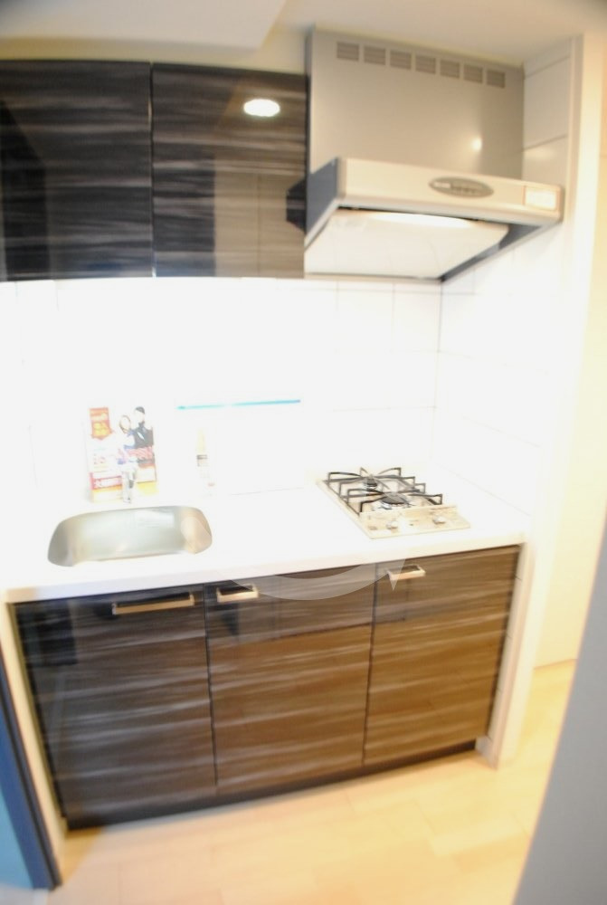 キッチン　エスリード大阪天満宮　2口ガスシステムキッチン