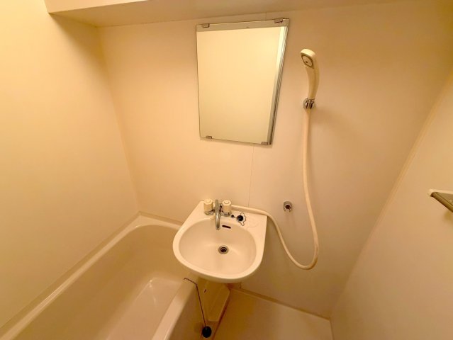 洗面設備　洗面台はバスルーム内です。