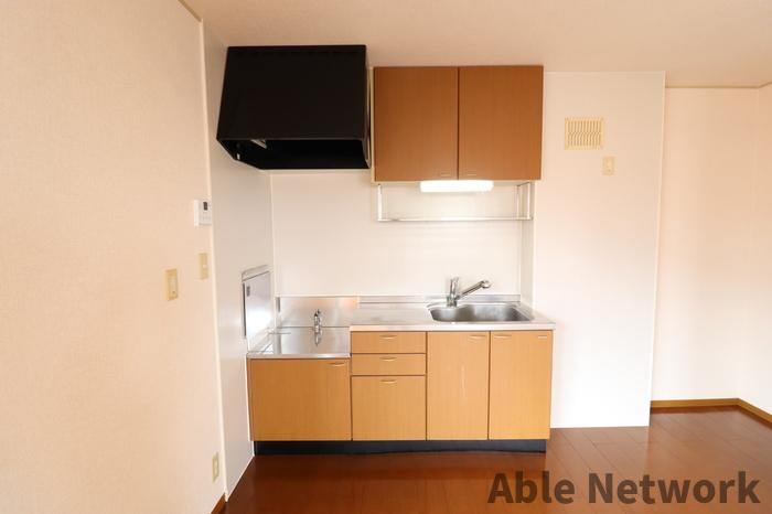 キッチン　使い勝手のいいオープンキッチン