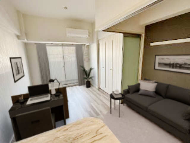 居室・リビング　画像内の家具家電はCG加工しており物件に付帯されません