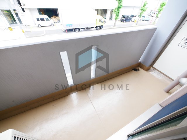 バルコニー　南向きのバルコニーです。