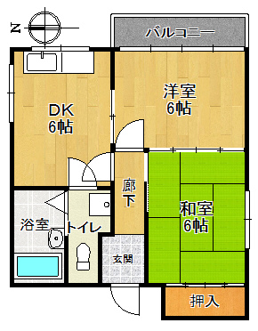 ハイム藤久の間取り写真