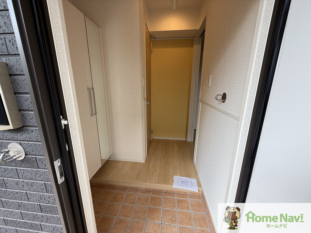 玄関　大きなシューズボックス