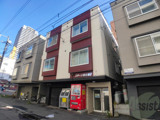 建物外観　札幌市中央区南８条西「ステージ南８条２」