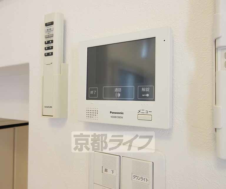 セキュリティ　来客確認も安心です！