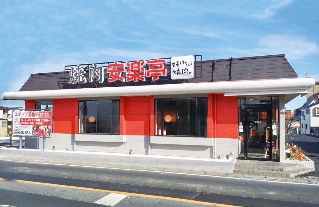 飲食店　安楽亭浦和西堀店（飲食店）まで220m