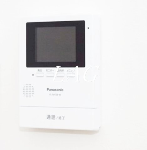 セキュリティ　モニター付きインターフォンです。