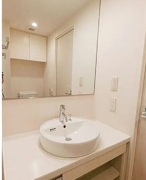 洗面設備　別タイプ部屋　参考写真です