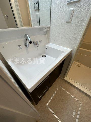 洗面設備　同仕様　同施工会社　洗面所