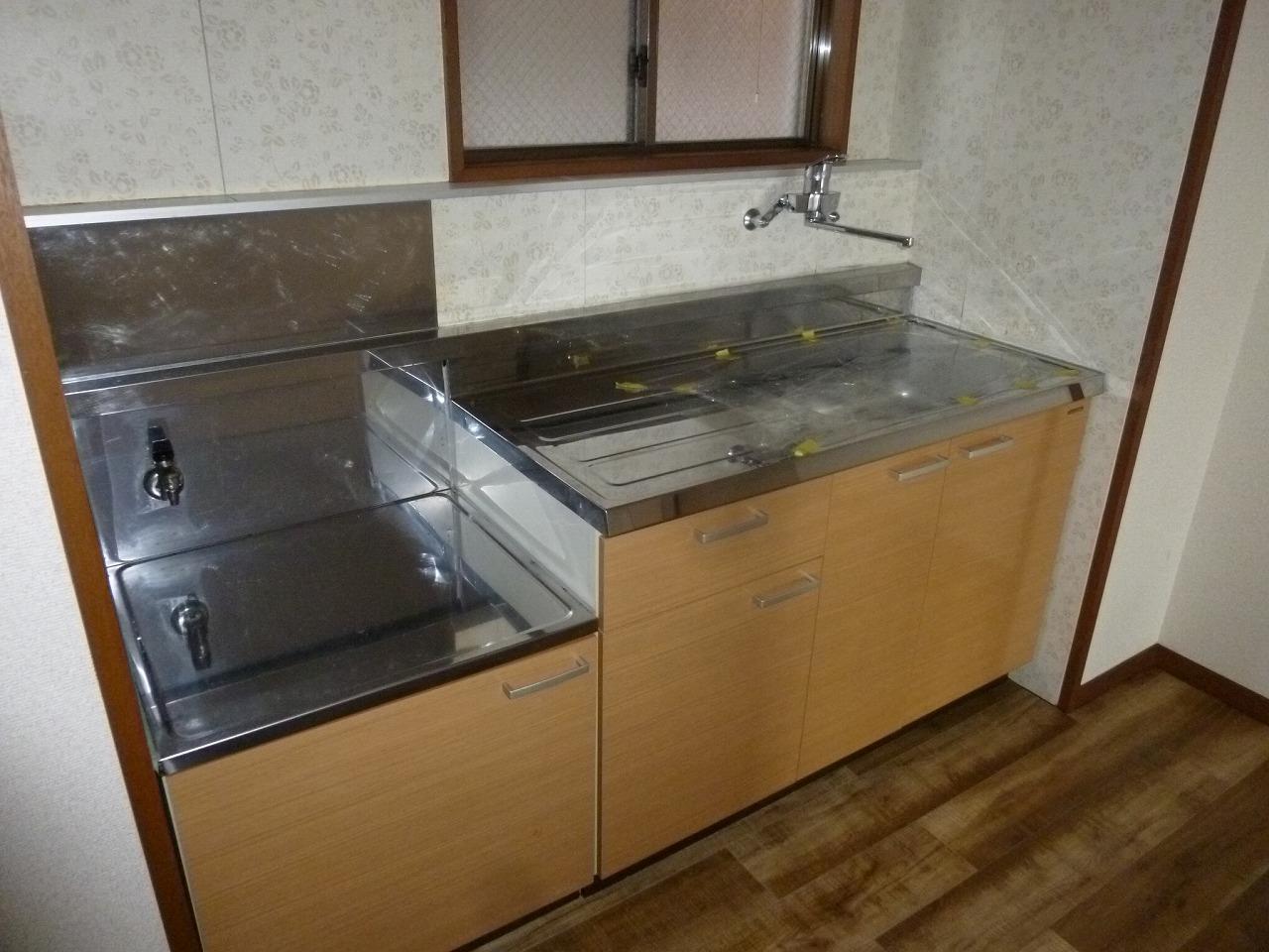 キッチン　302号室の写真です
