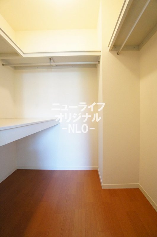 収納　収納ケースもそのまま入れられるウォ―クインクローゼットです！