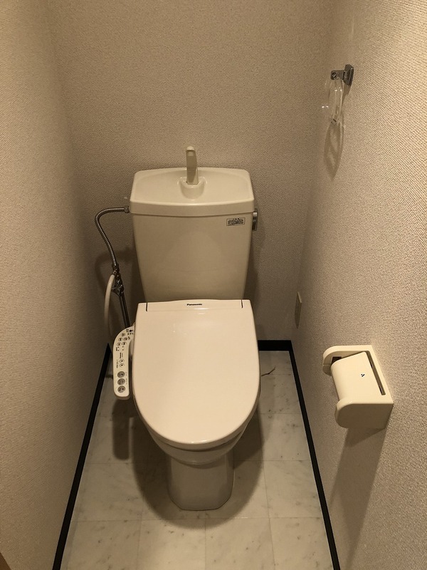 トイレ　機能付きで衛生面◎