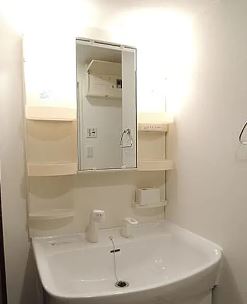 洗面設備　写真は同タイプ住居です。