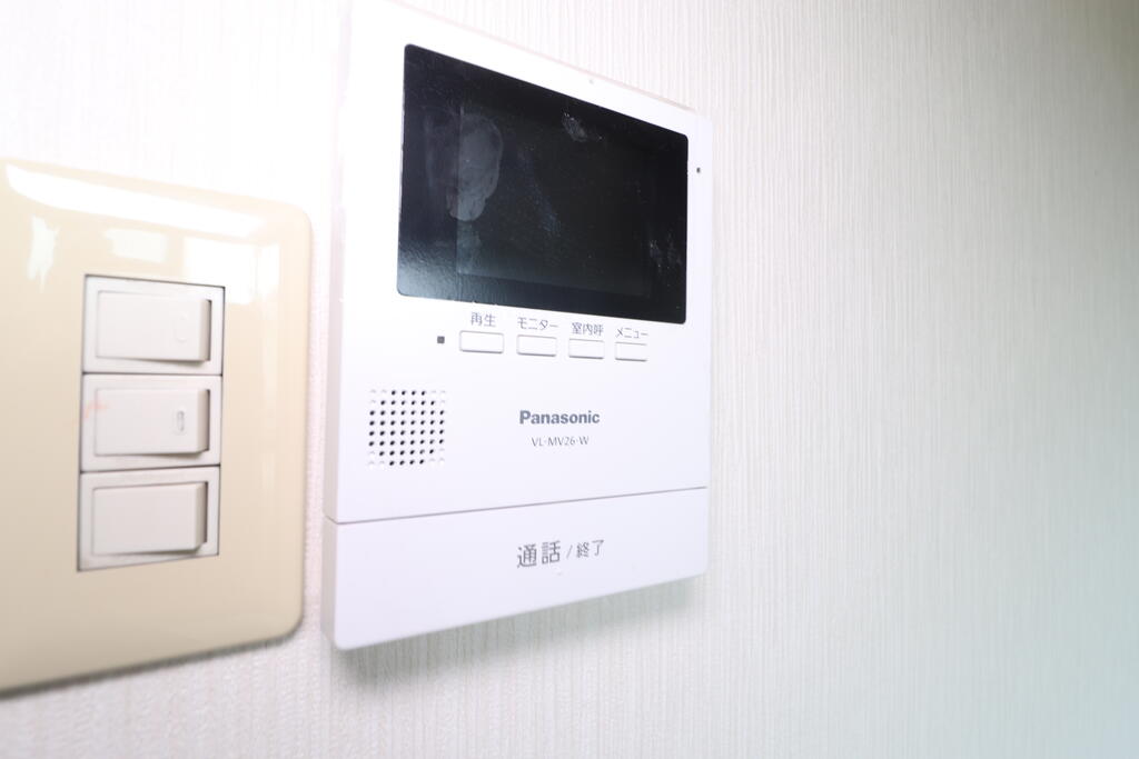 セキュリティ　モニター付きで安心