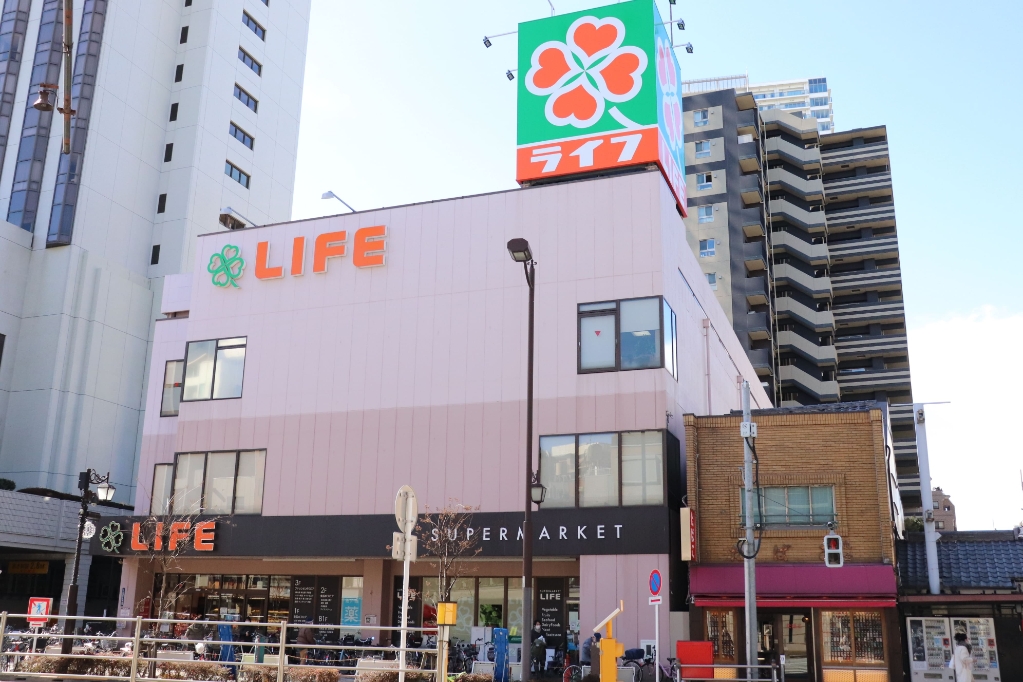 スーパー　ライフ 浅草店（スーパー）まで589m