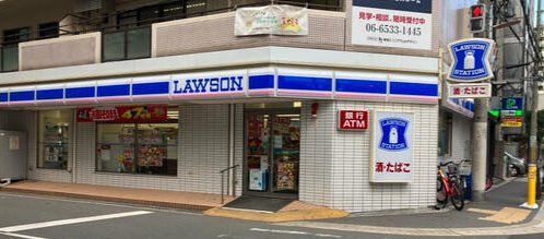 コンビニ　ローソン大阪厚生年金会館前店（コンビニ）まで120m