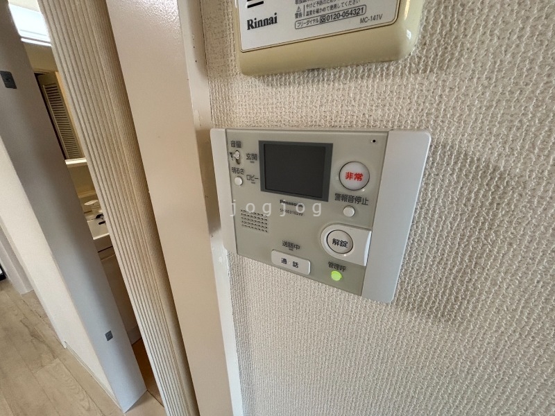 セキュリティ　モニター付きインターホンで来客確認も安心です！
