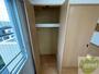 収納　寝室の収納です。部屋がすっきり片付きます。