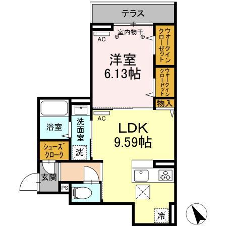 アヴァンス西調布の間取り写真