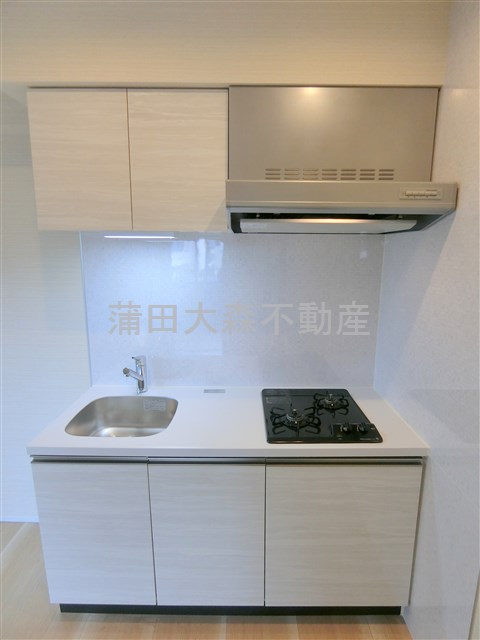キッチン　2口ガスシステムキッチン