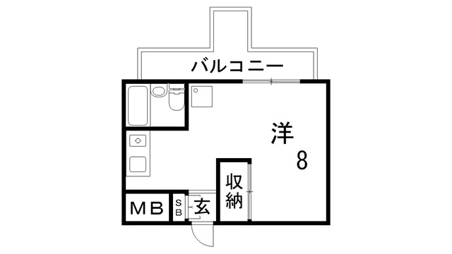 ライオンズマンション神戸花隈の間取り写真