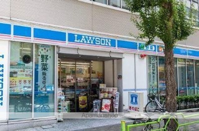 コンビニ　ローソン　日本橋蛎殻町一丁目店（コンビニ）まで91m