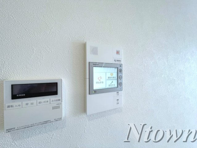 セキュリティ　モニター付きインターホンです。
