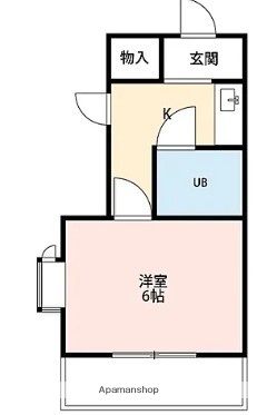 ＪＲ埼京線 赤羽駅 徒歩8分 3階建 築38年の間取り写真