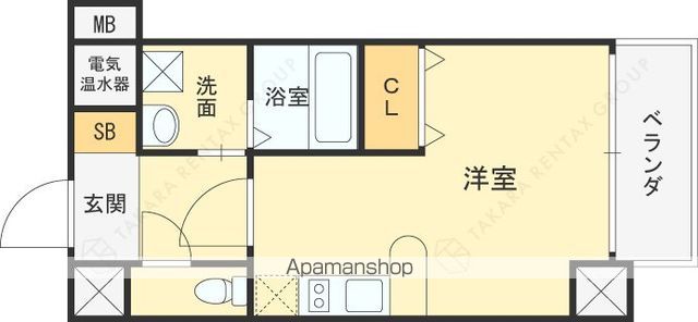 ＪＲ東海道本線 さくら夙川駅 徒歩6分 10階建 築21年の間取り写真