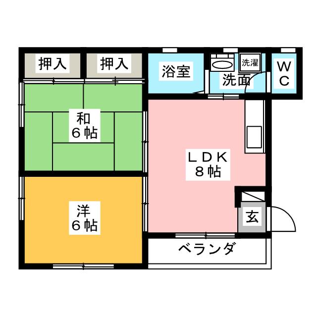 メゾンラフィーネの間取り写真