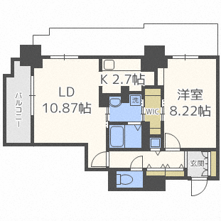 パシフィックタワー札幌の間取り写真