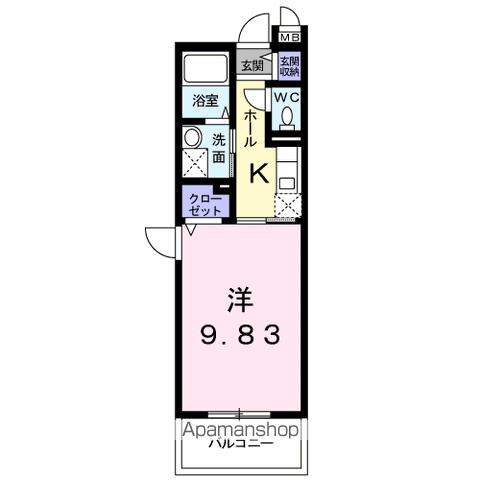 ＪＲ東海道本線 舞阪駅 バス乗車時間：7分 最寄りバス停で下車 徒歩4分 3階建 築20年の間取り写真