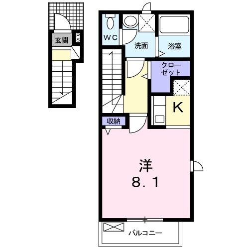 シュティル森崎の間取り写真