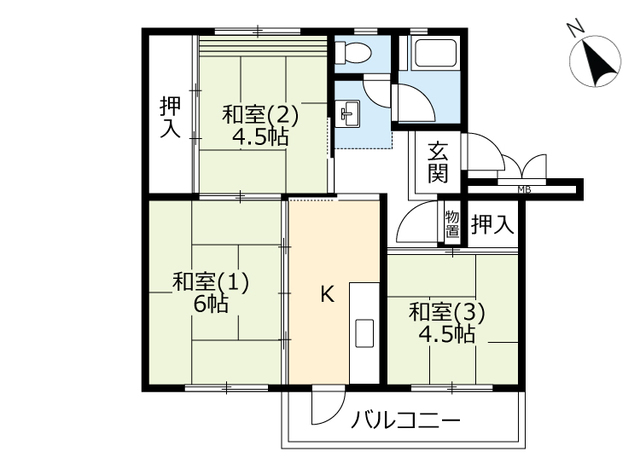 UR北坂戸の間取り写真
