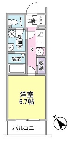 ベルドミール玉川の間取り写真
