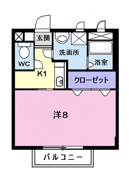 ミレニアムハイツの間取り写真