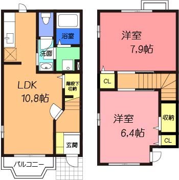 ＪＲ東海道本線 ＪＲ総持寺駅 徒歩45分 2階建 築19年の間取り写真